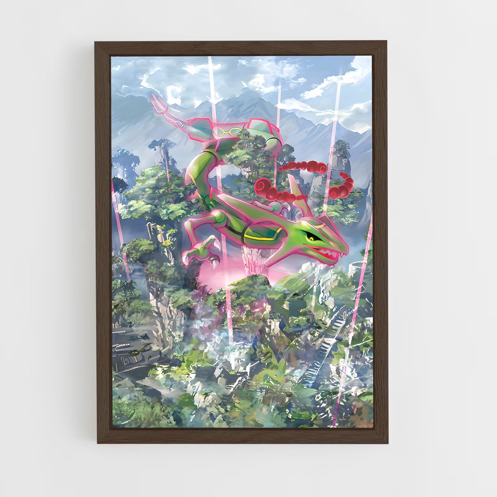 ap-rayquaza-7 cadre Bois foncé
