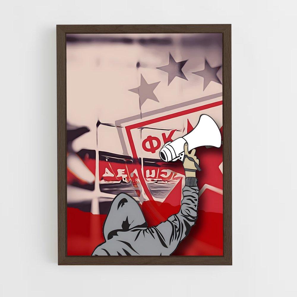 ap-red star belgrade-6 cadre Bois foncé