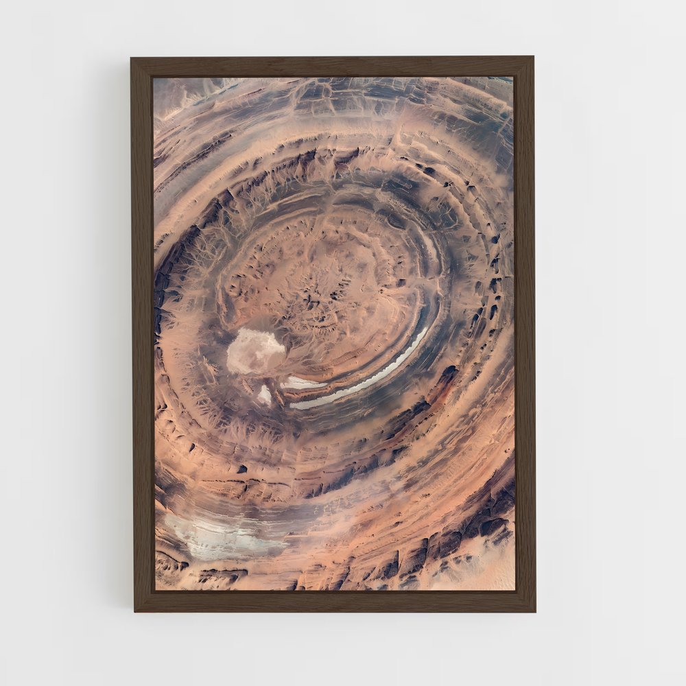 ap-richat structure-6 cadre Bois foncé