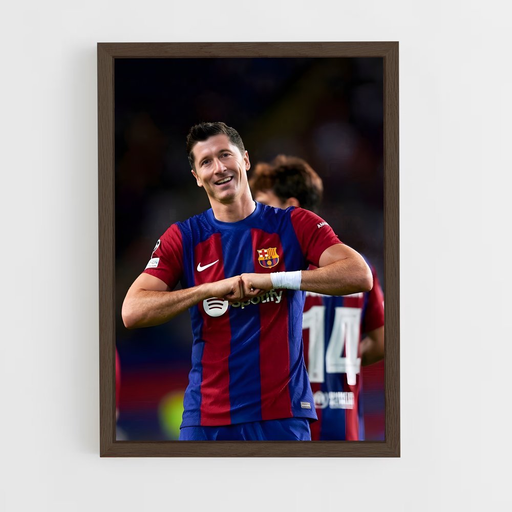 ap-robert lewandowski-2 cadre Bois foncé
