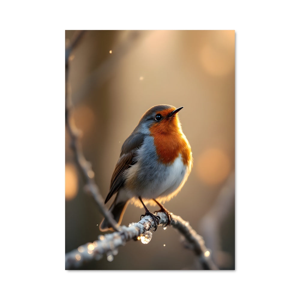 Poster Le Rouge-gorge d'Hiver