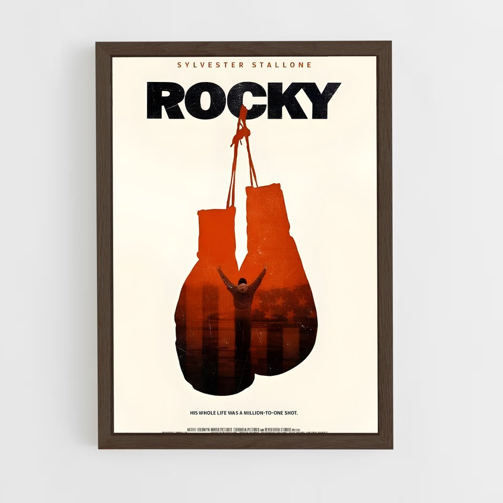 ap-rocky balboa-9 cadre Bois foncé