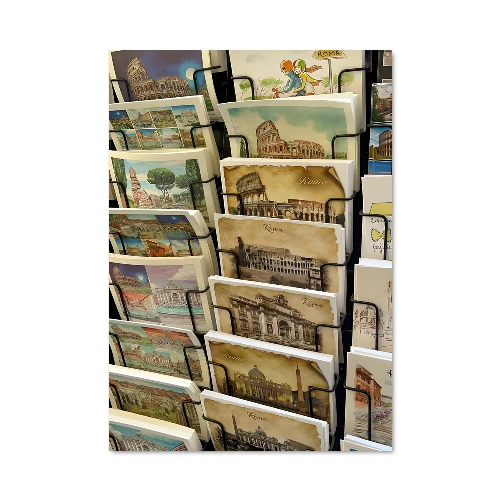 Poster Cartes de Rome