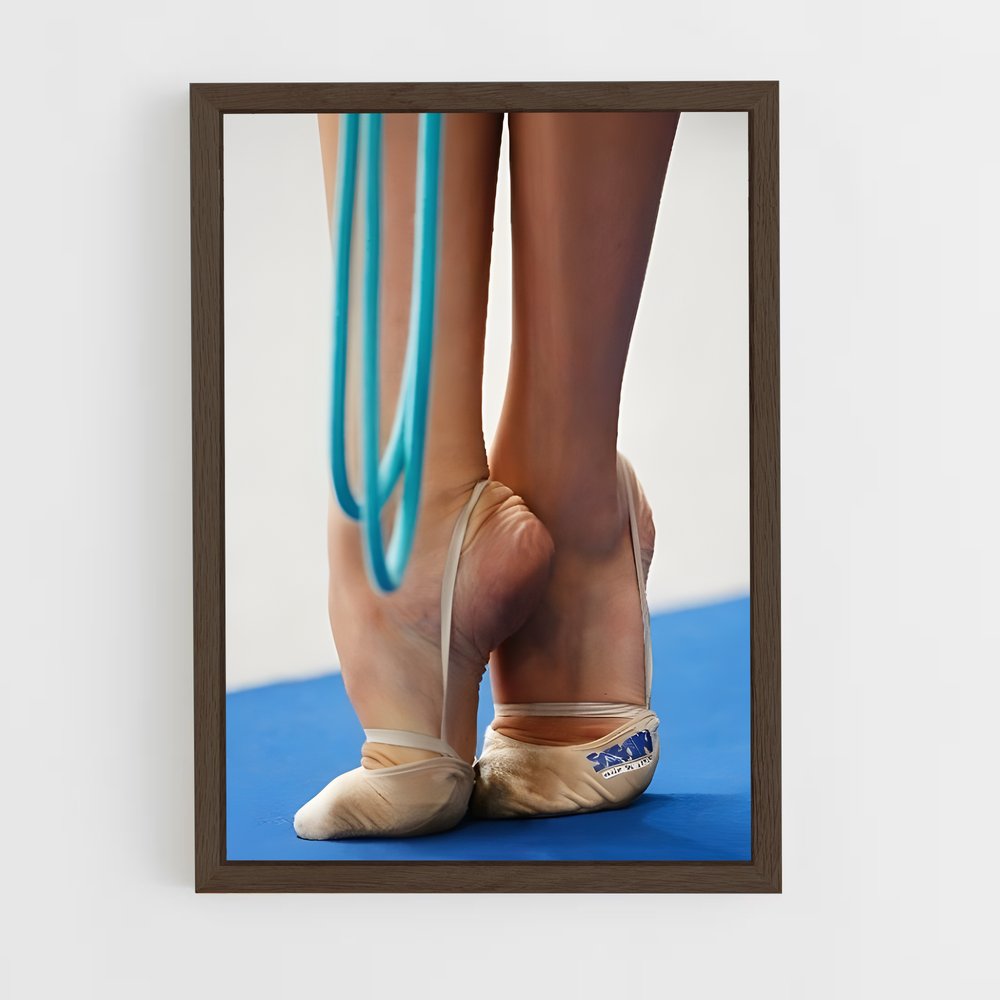 ap-rope rhythmic gymnastics-1 cadre Bois foncé