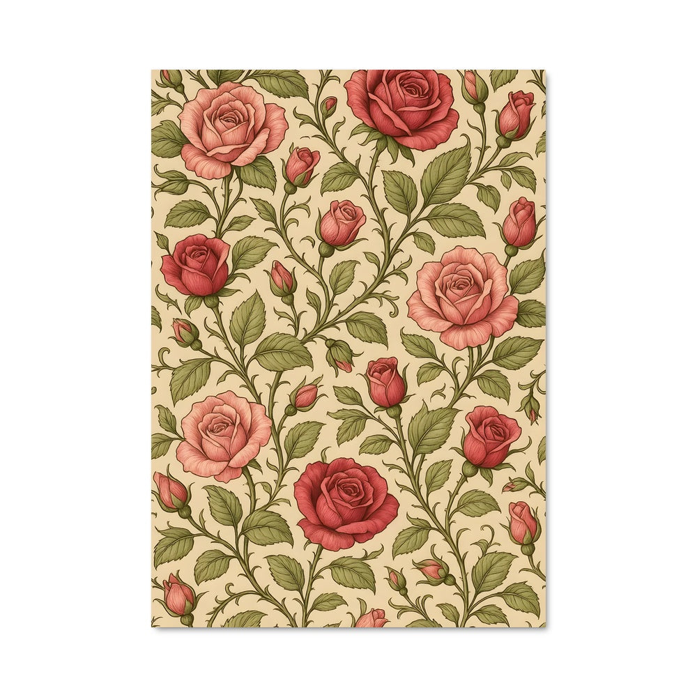 Poster Roseraie Enchantée
