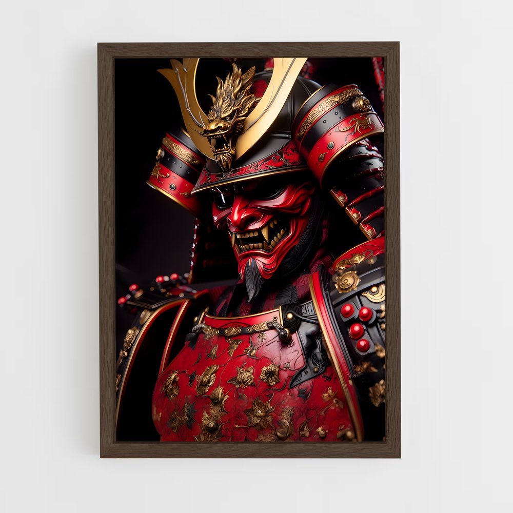 ap-samurai armor-4 cadre Bois foncé