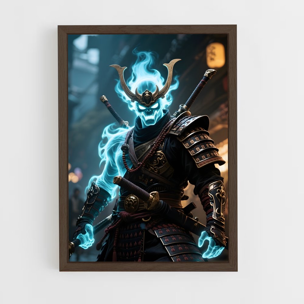 ap-samurai spirits-10 cadre Bois foncé