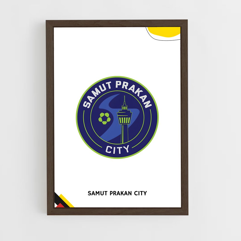 ap-samut prakan city fc-1 cadre Bois foncé