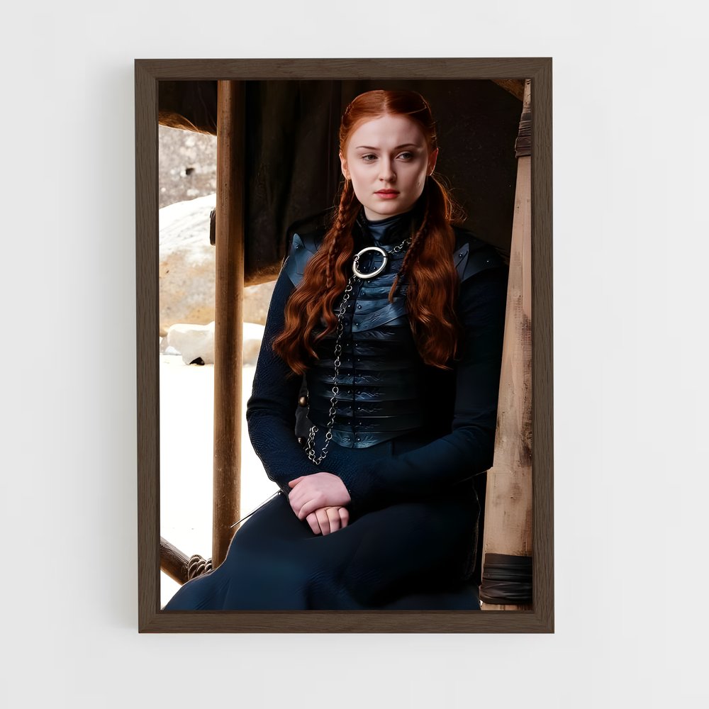ap-sansa stark-11 cadre Bois foncé