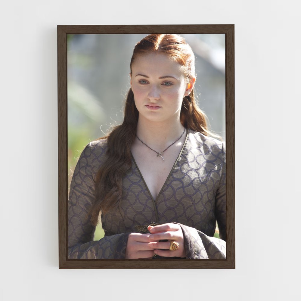 ap-sansa stark-15 cadre Bois foncé