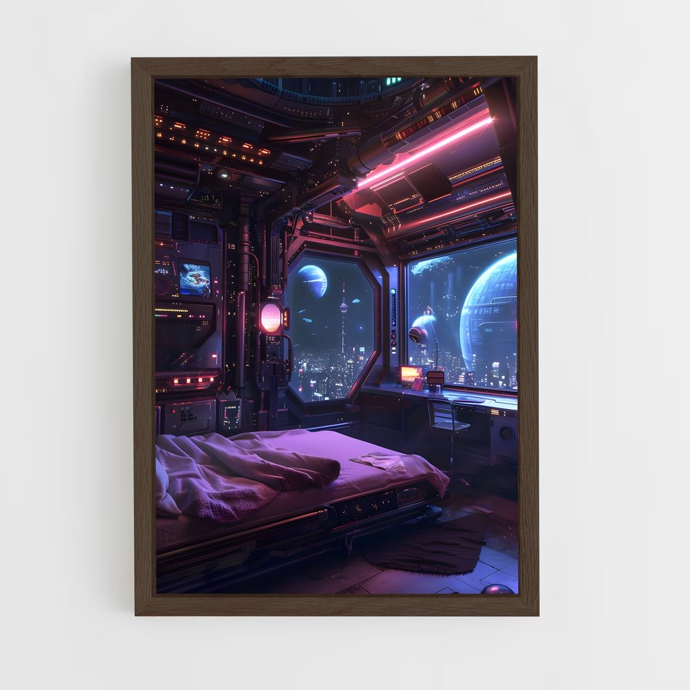 ap-sci-fi-6 cadre Bois foncé