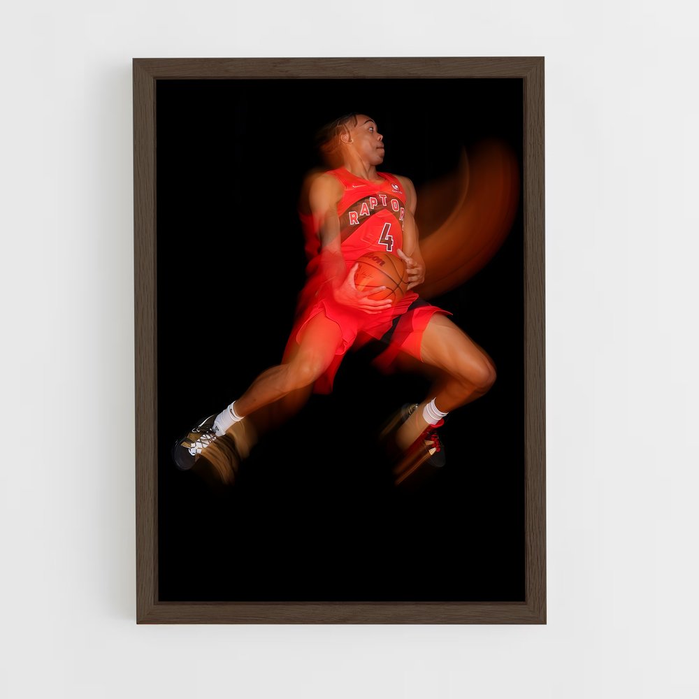 ap-scottie barnes-4 cadre Bois foncé