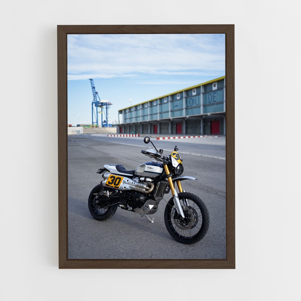 ap-scrambler 1200 xe-1 cadre Bois foncé
