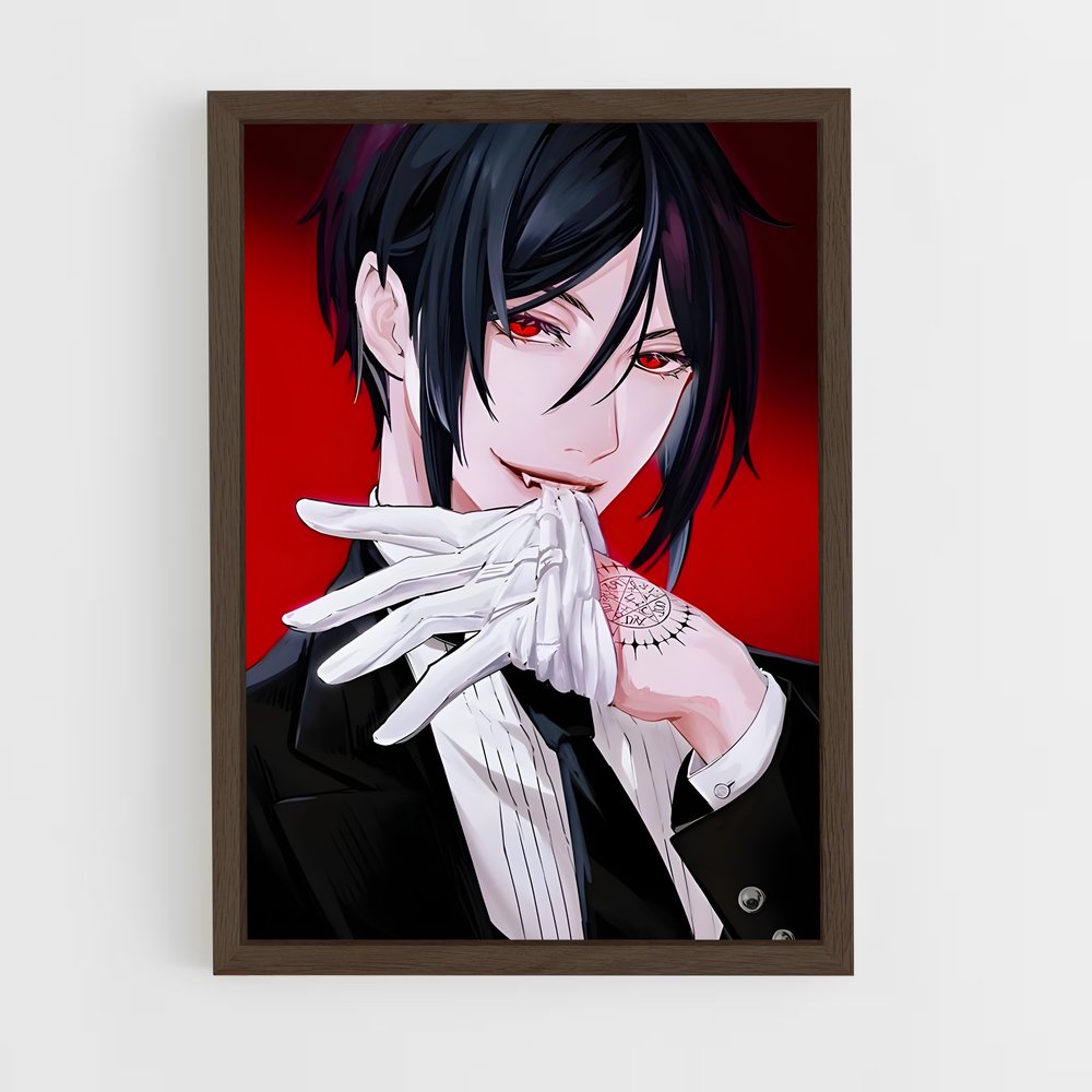 ap-sebastian michaelis-1 cadre Bois foncé