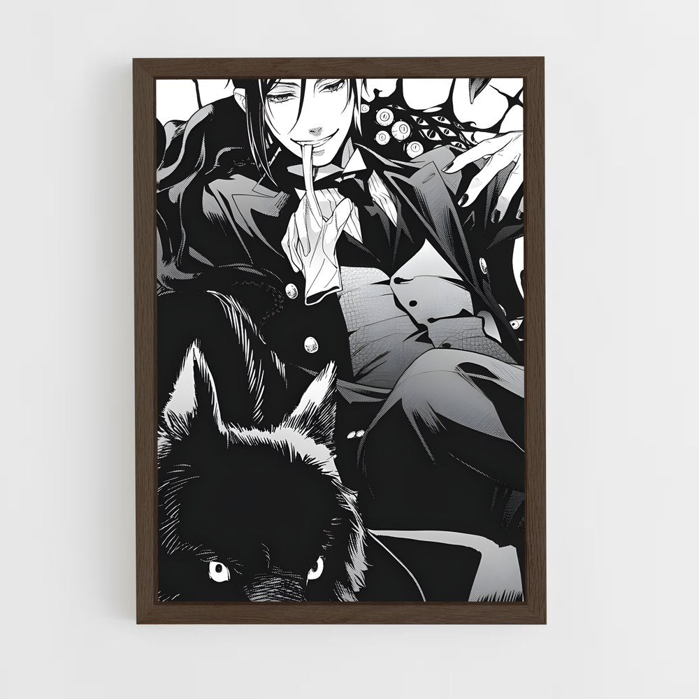 ap-sebastian michaelis-2 cadre Bois foncé