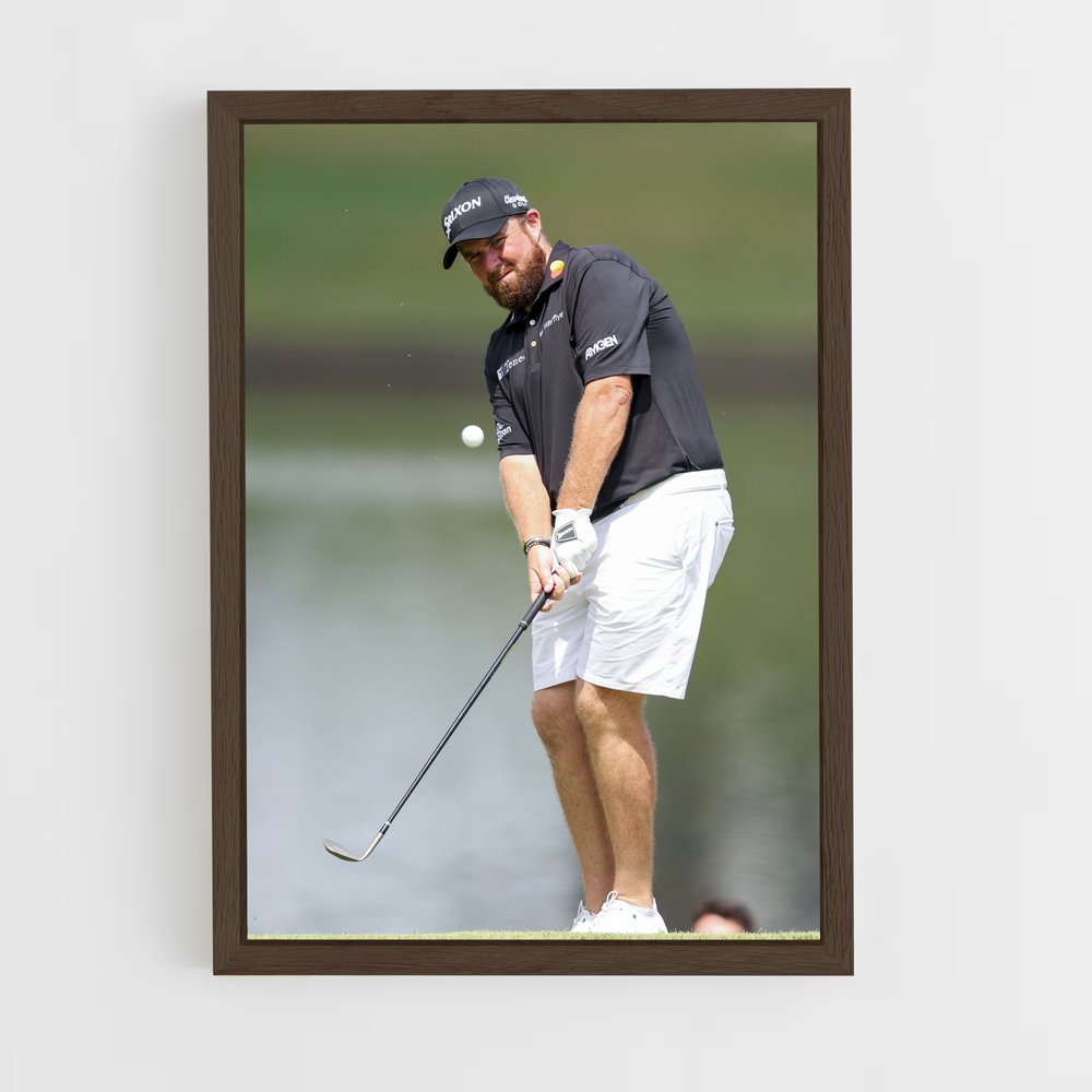 ap-shane lowry-3 cadre Bois foncé
