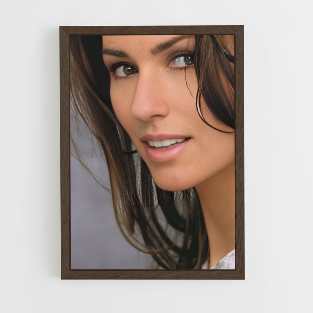 ap-shania twain-4 cadre Bois foncé