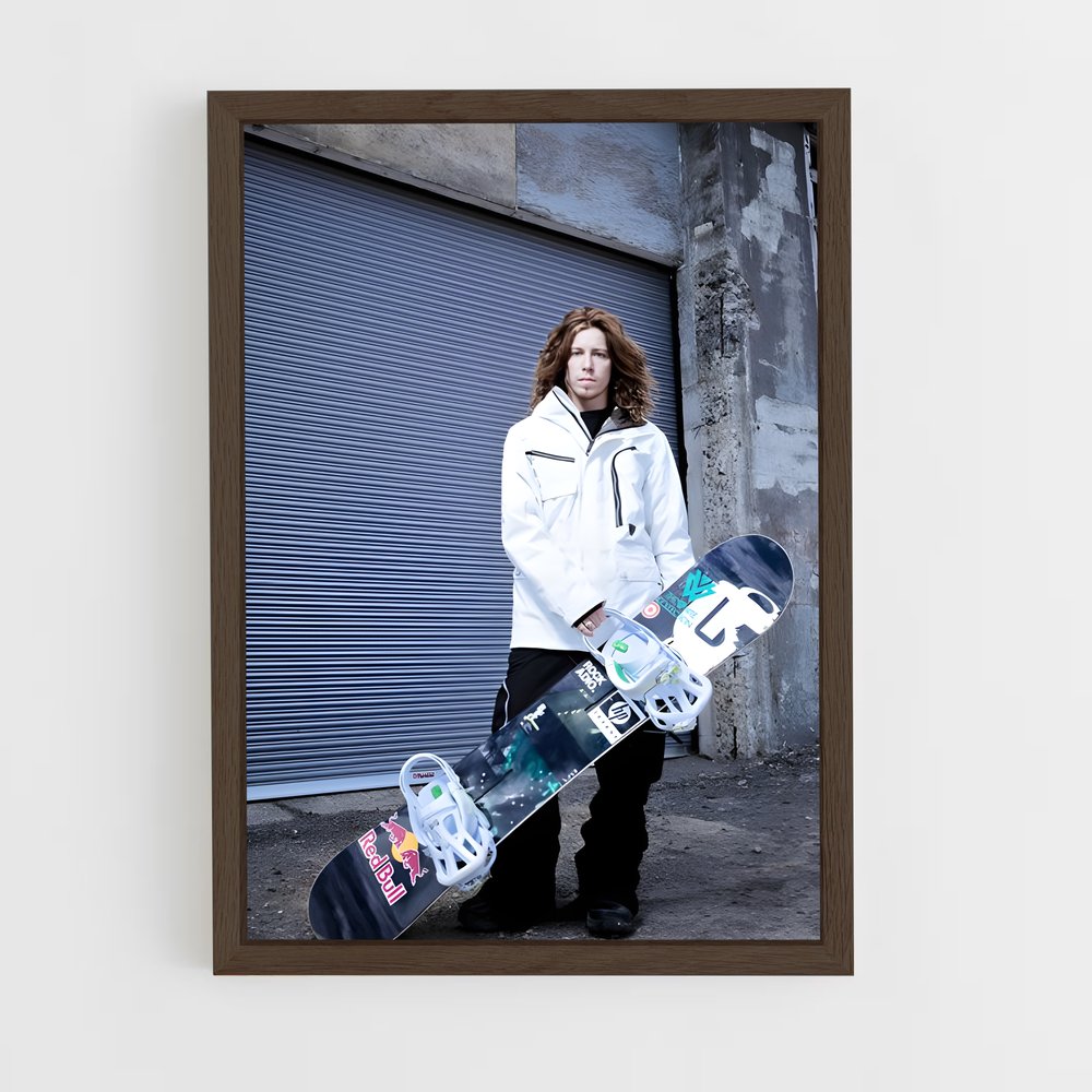 ap-shaun white-2 cadre Bois foncé