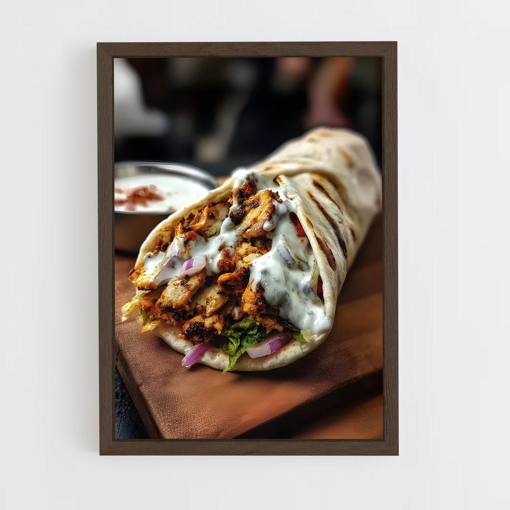 ap-shawarma-3 cadre Bois foncé