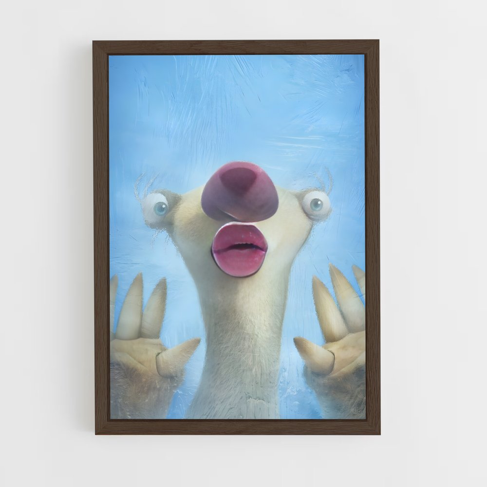 ap-sid ice age-2 cadre Bois foncé