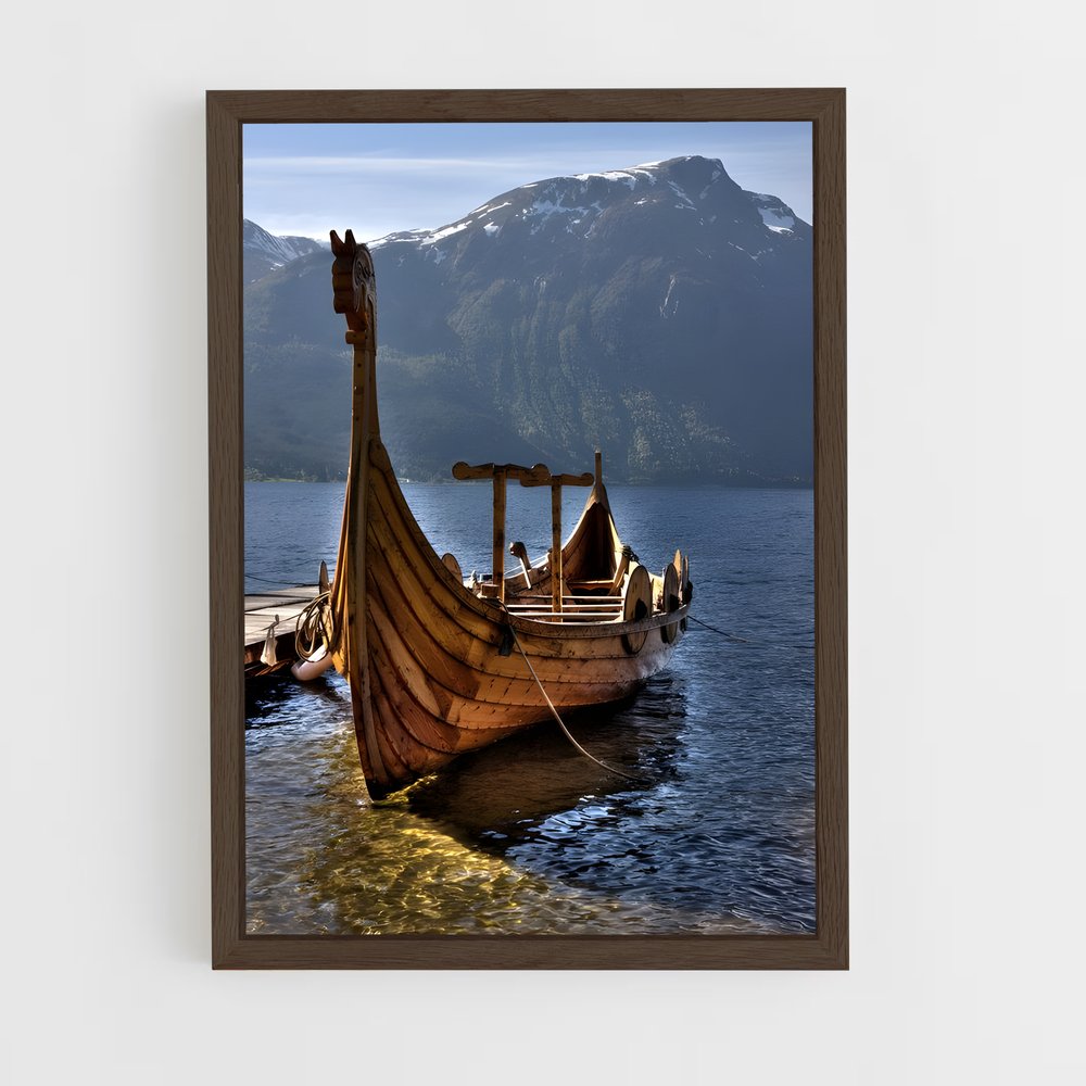 ap-snekkja-2 cadre Bois foncé