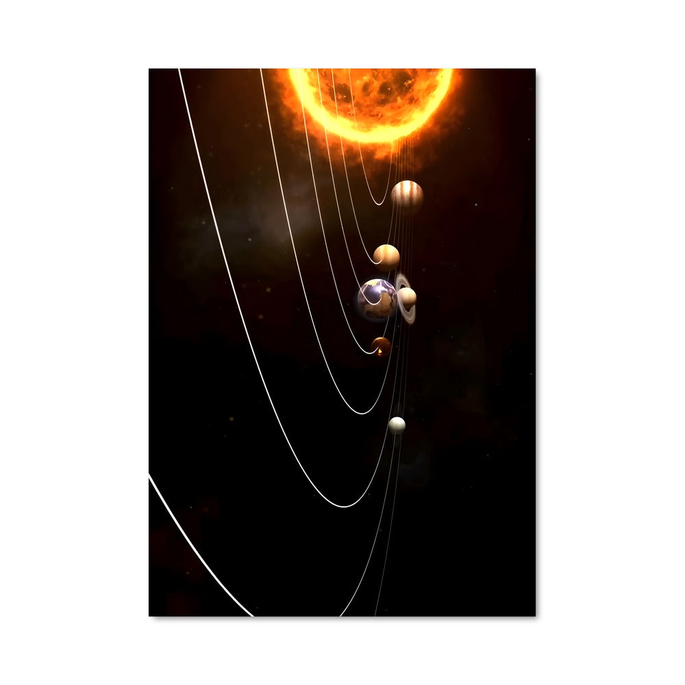 Poster Cosmos en Orbite