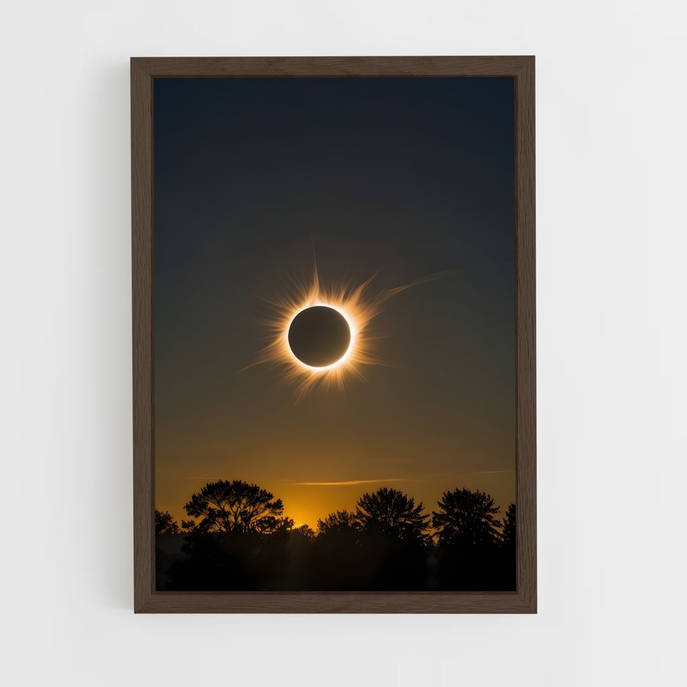ap-solar eclipse-1 cadre Bois foncé
