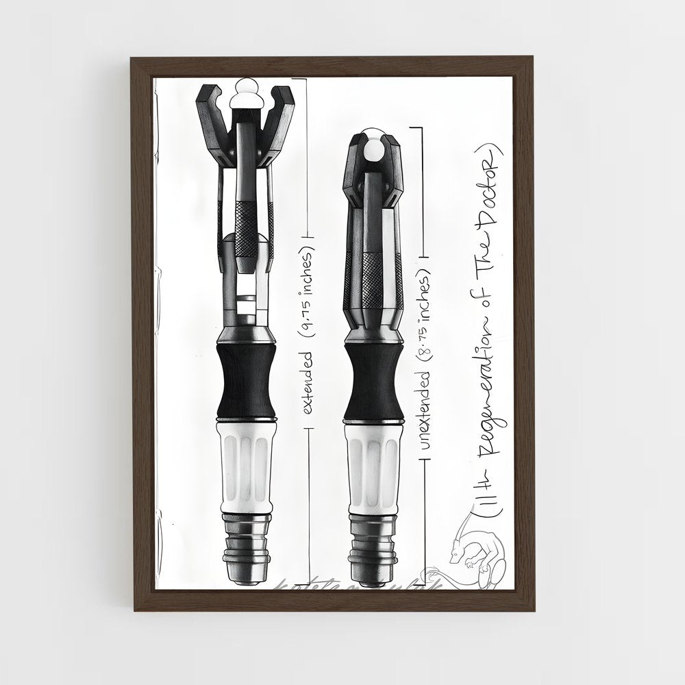 ap-sonic screwdriver-5 cadre Bois foncé