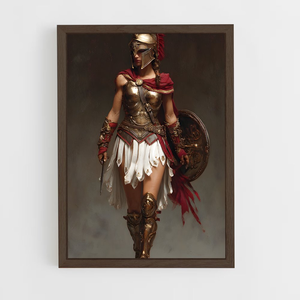ap-spartan warrior-4 cadre Bois foncé