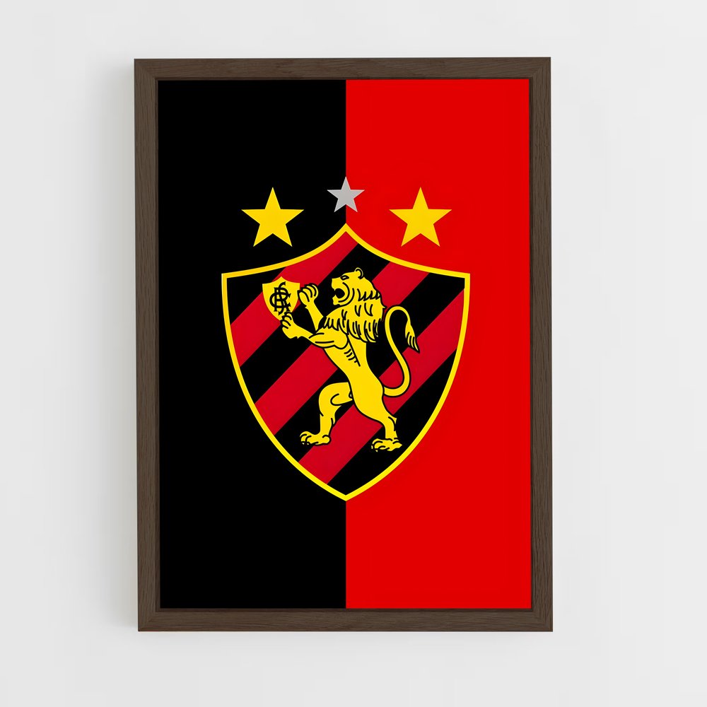 ap-sport club do recife-4 cadre Bois foncé