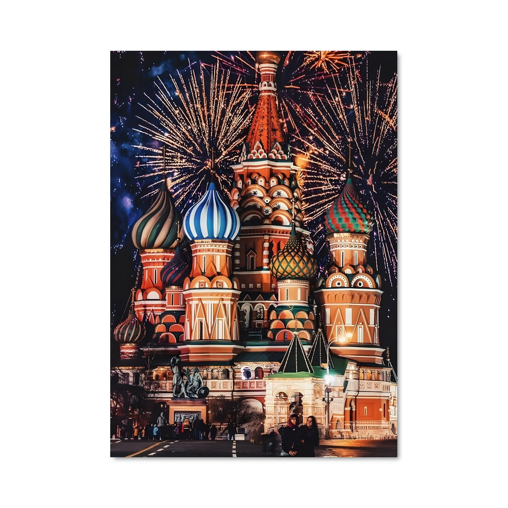 Poster Feux d'Artifice à Moscou