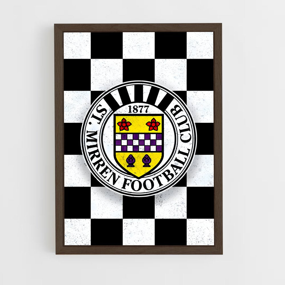 ap-st mirren fc-3 cadre Bois foncé