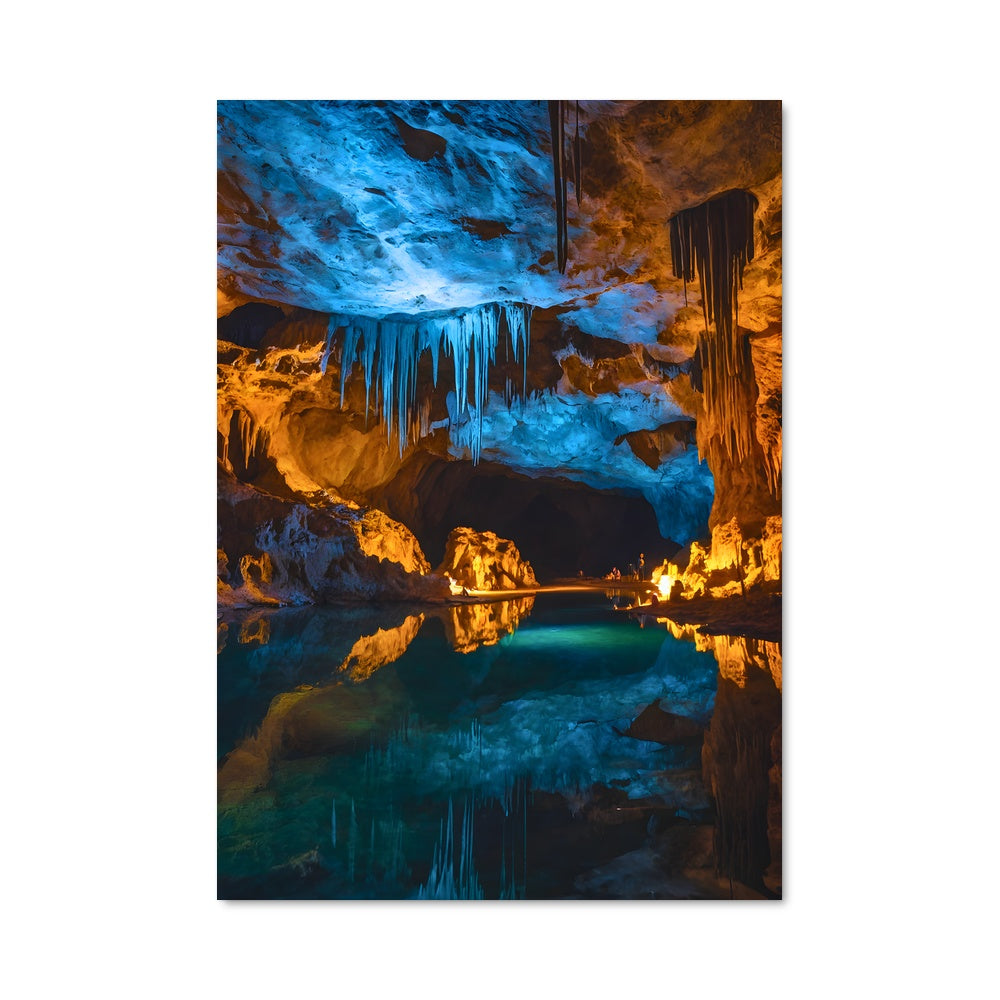 Poster Cascade Souterraine