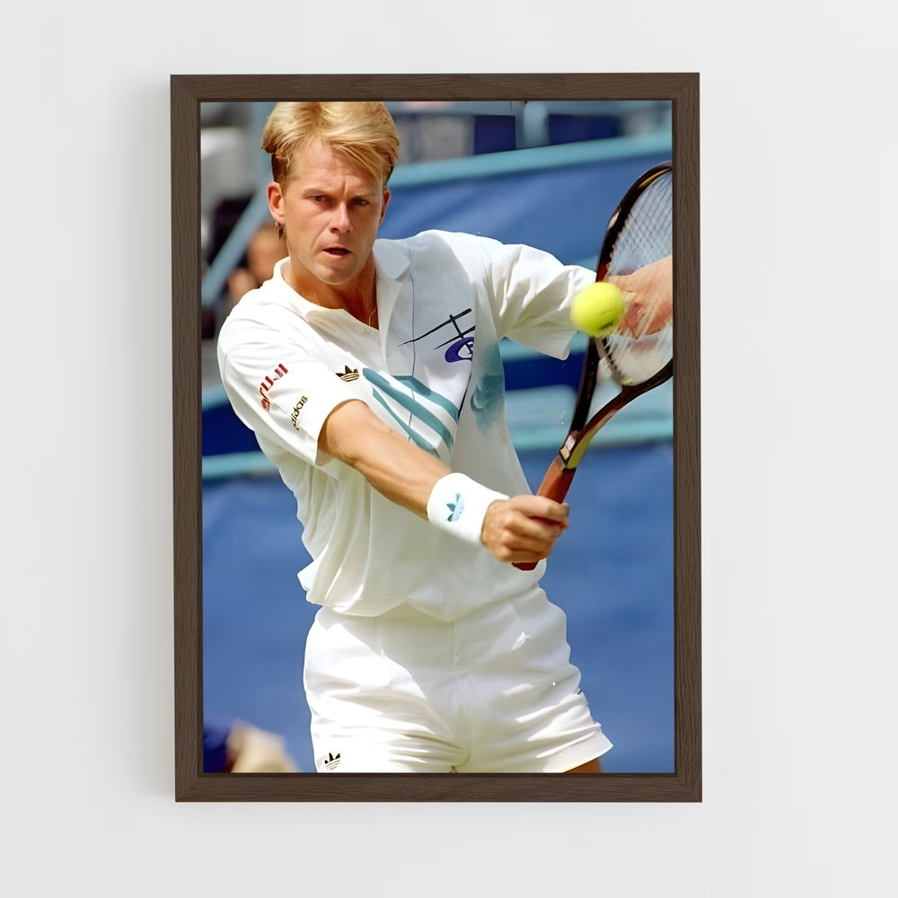 ap-stefan edberg-3 cadre Bois foncé