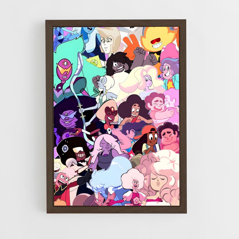 ap-steven universe-2 cadre Bois foncé