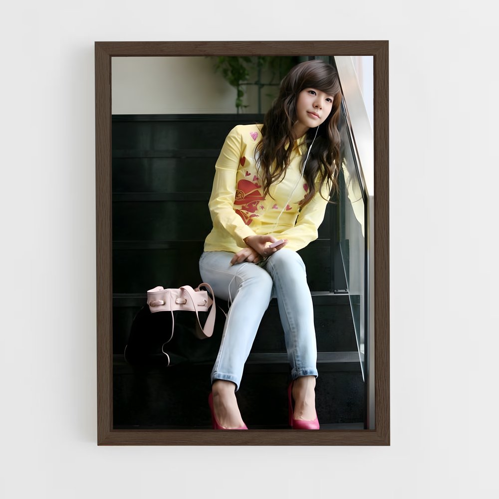 ap-sunny-3 cadre Bois foncé