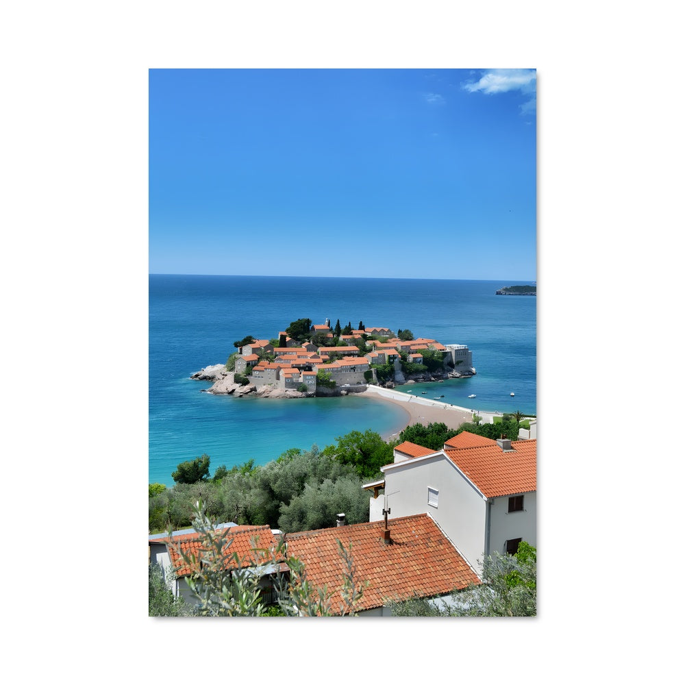 Poster Panorama de Sveti Stefan
