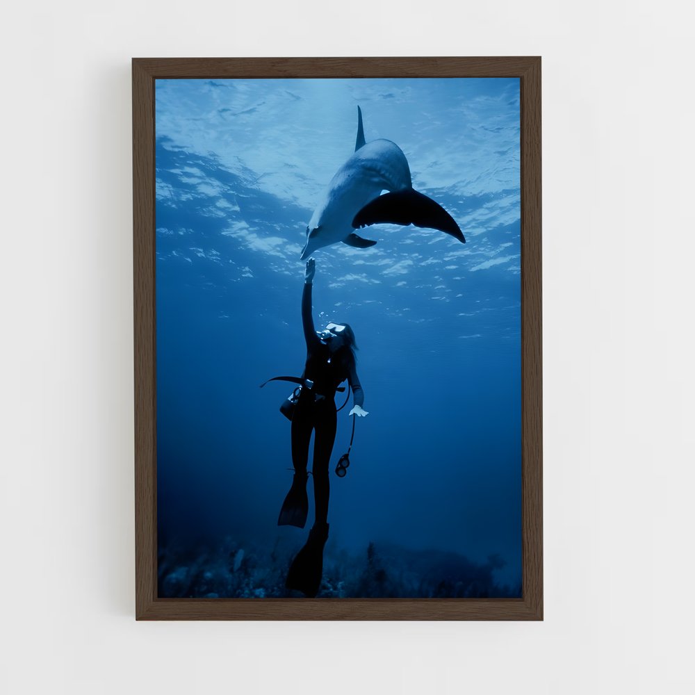ap-sylvia earle-1 cadre Bois foncé