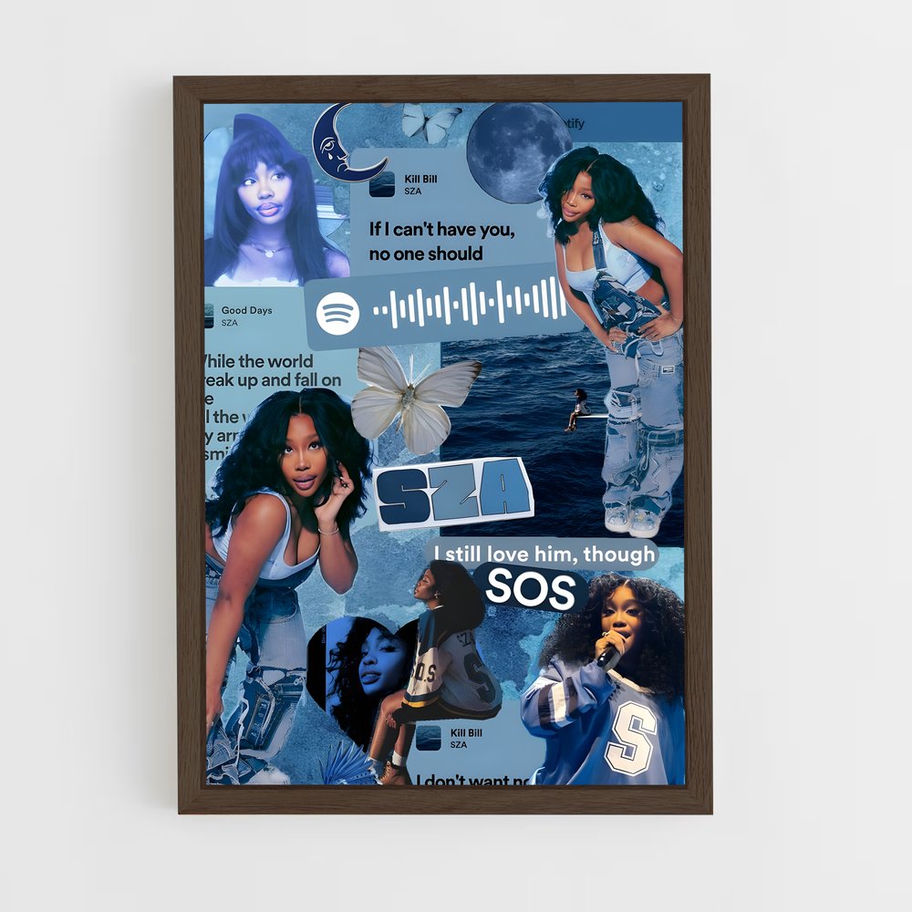 ap-sza-8 cadre Bois foncé