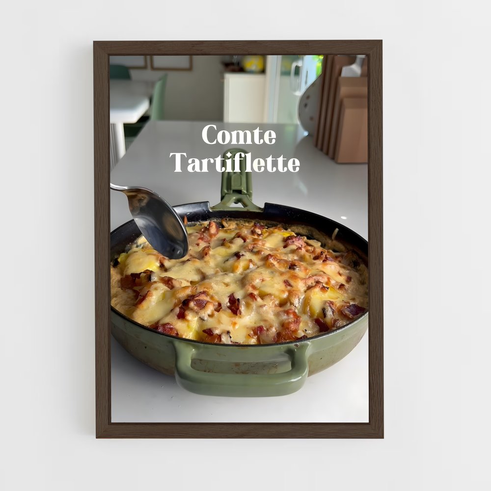 ap-tartiflette-1 cadre Bois foncé