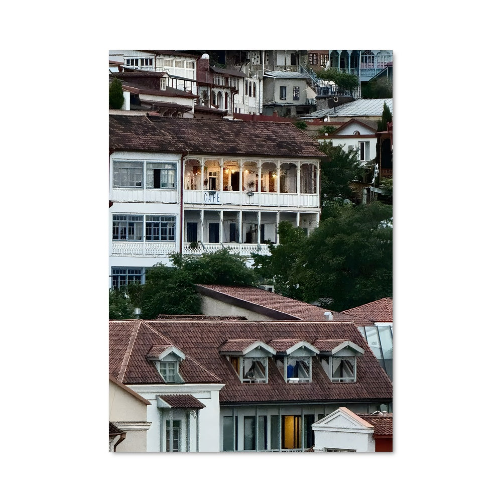 Poster Tbilisi Éclairé