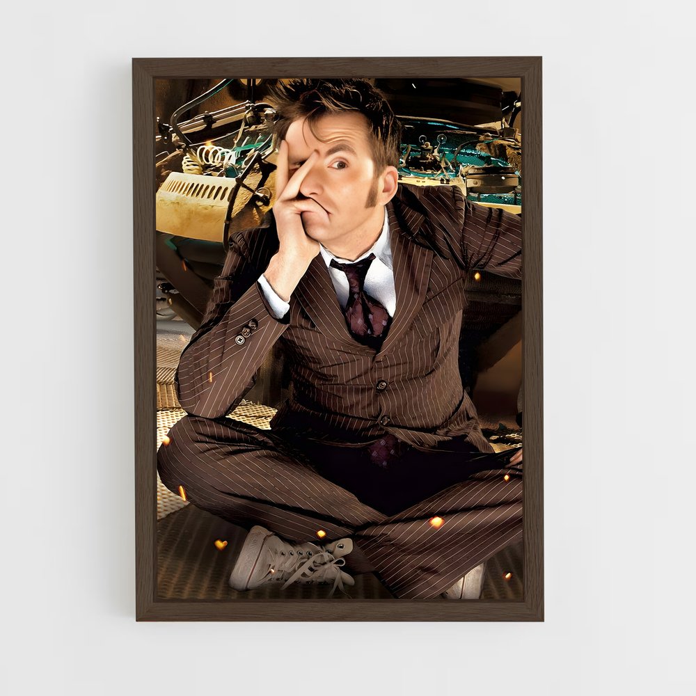 ap-tenth doctor-5 cadre Bois foncé