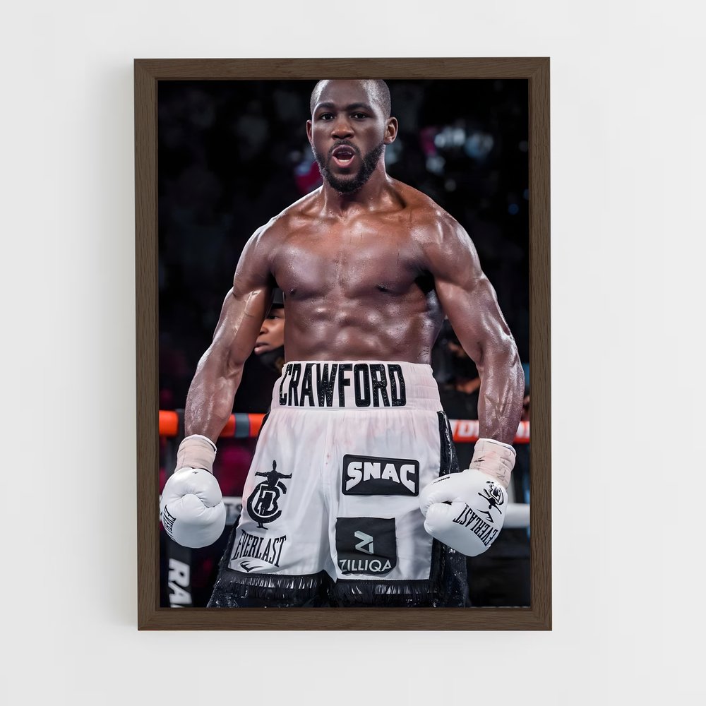 ap-terence crawford-2 cadre Bois foncé