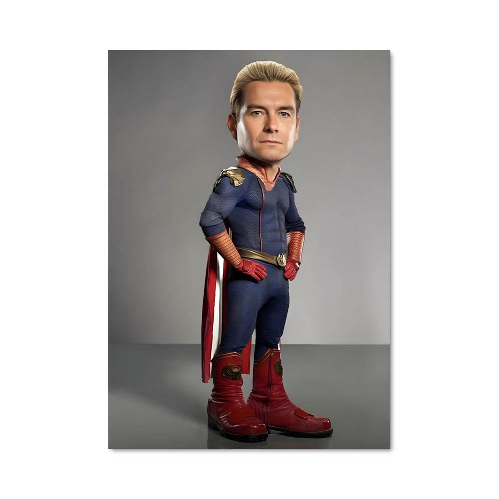 Poster Super Héros à l'Envers