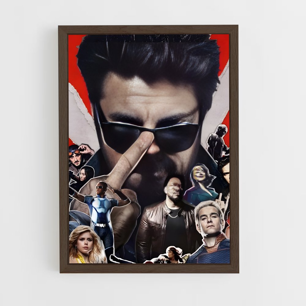 ap-the boys-1 cadre Bois foncé