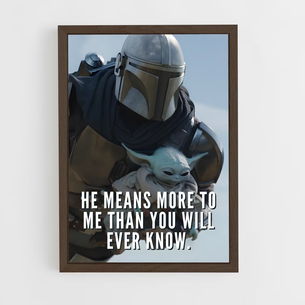 ap-the mandalorian-3 cadre Bois foncé