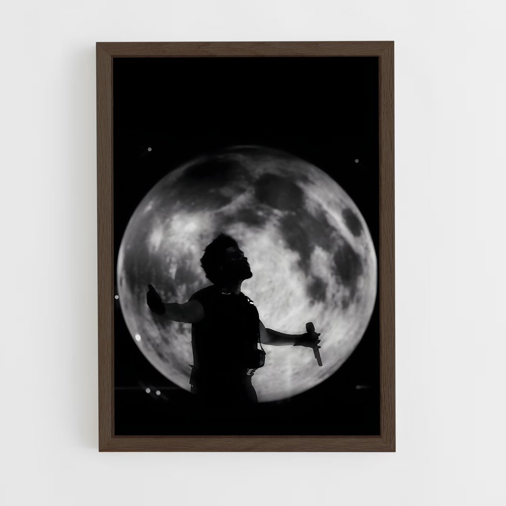 ap-the weeknd-15 cadre Bois foncé
