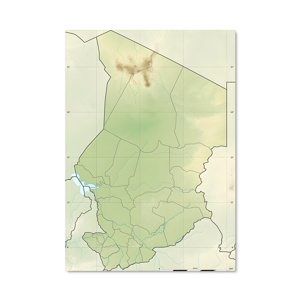 Poster Cartographie des Tibesti