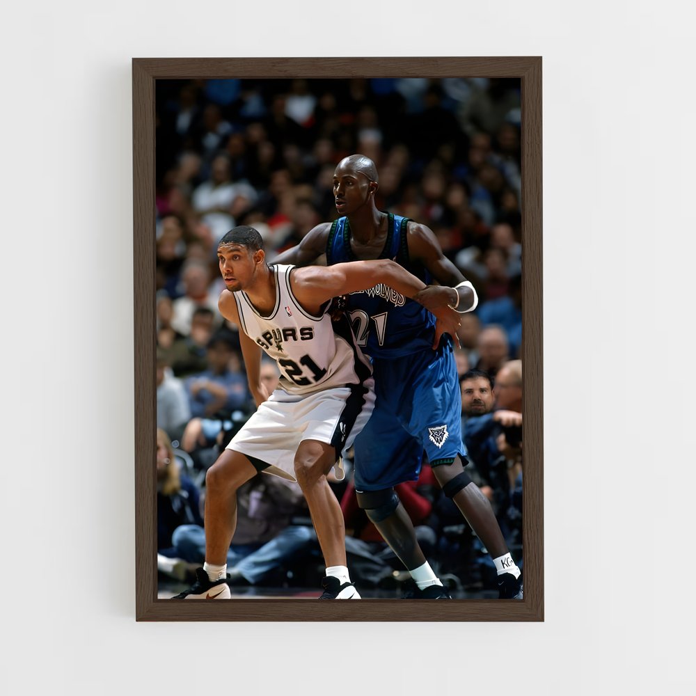 ap-tim duncan-9 cadre Bois foncé