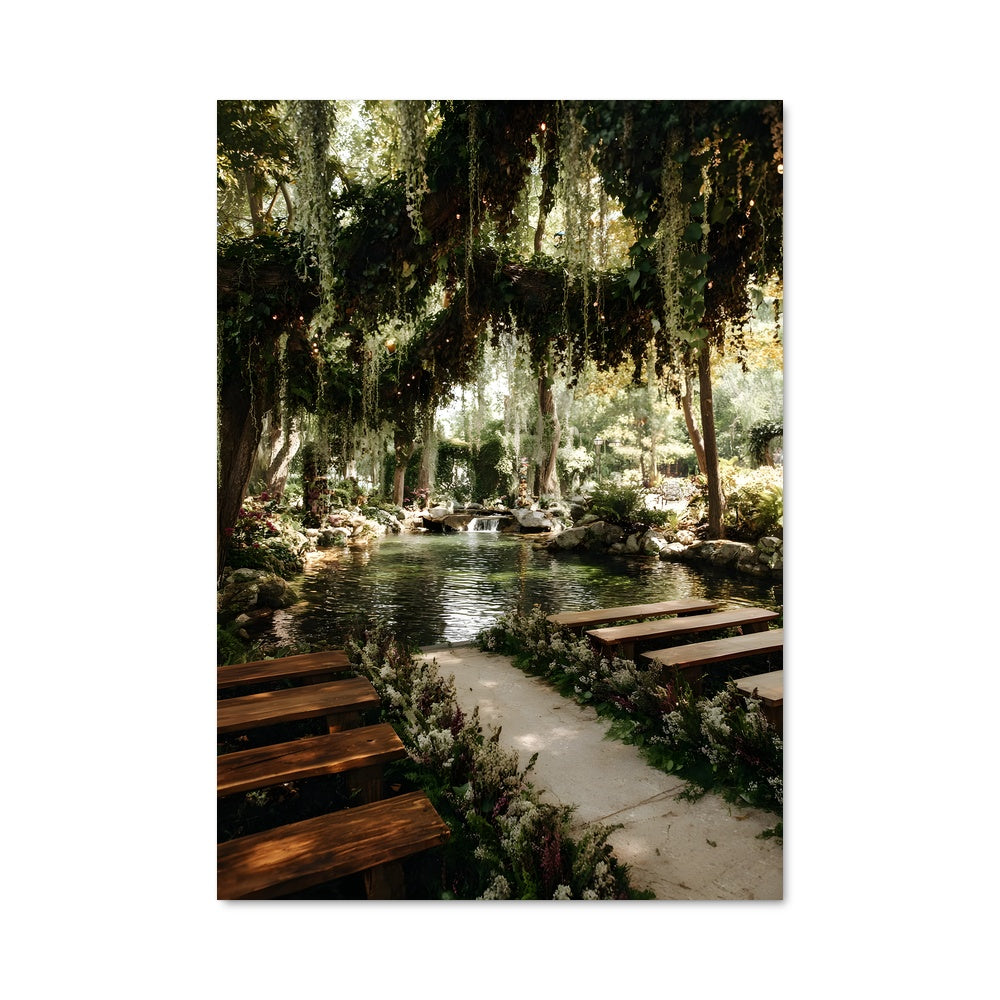 Poster Banc de Jardin